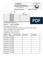 EXCEL Calcul AGE