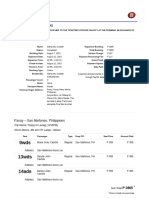 Departure Booking Voucher