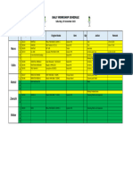 Schedul 25 Nov 23