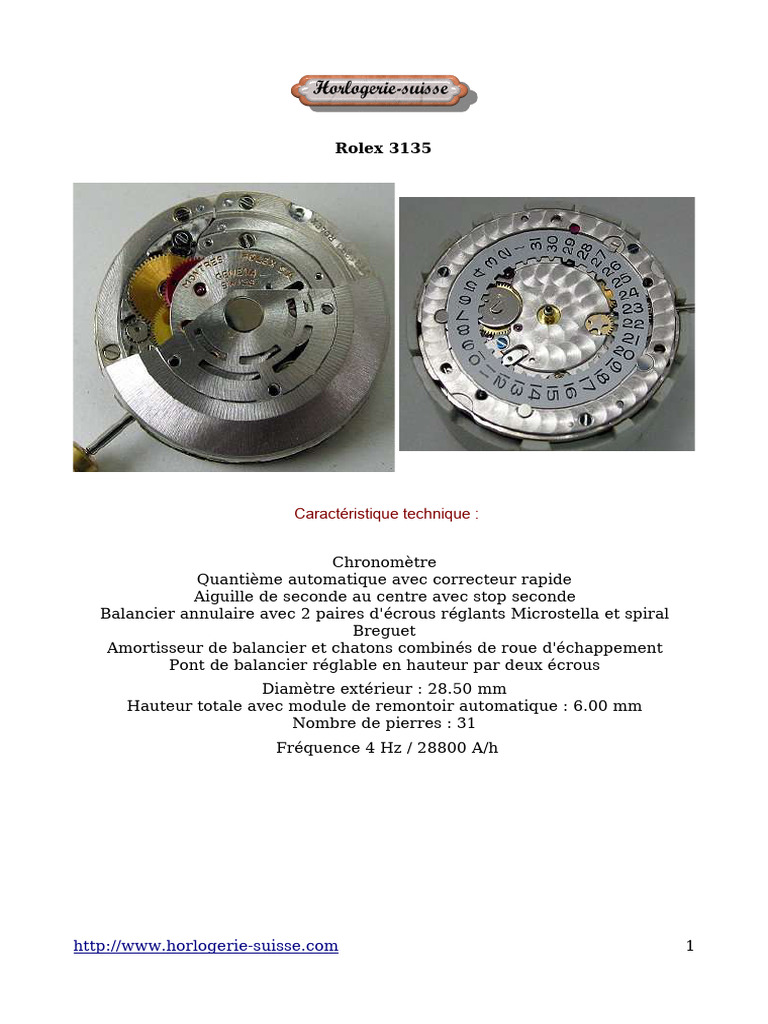 Pièce D'Horlogerie Pour Montre REVUE 80 Automatic - Ressort D'Amortisseur - Neuf