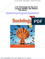 Test Bank For Sociology For The 21st Century Census Update 5th Edition Tim Curry