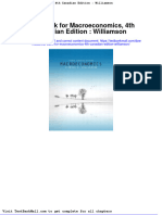 Test Bank For Macroeconomics 4th Canadian Edition Williamson