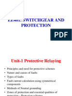 Unit-1 PROTECTIVE RELAYING (Switchgear and Protection)