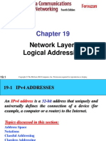 CH 19 - Lecture 4 Network Layer - Logical Addressing (Part 1)