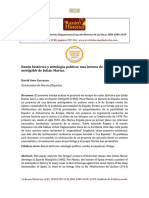 Razon Historica y Ontologia Politica Una Lectura de Espana Inteligible de Julian Marias 1215383