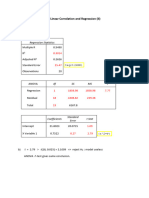 07b Linear Correlation & Regression A