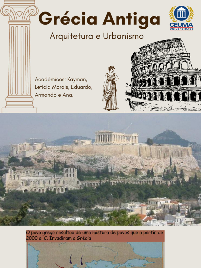 PDF apresentação arquitetura grega | PDF | Grécia Antiga | Grécia