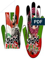 print tangan palestin