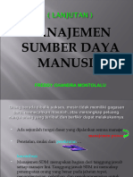 Manajemen SDM (Lanjutan)