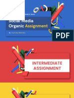 Intermediate and Advance Assignment Social Media Organic
