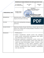 Standar Prosedur Operasional (Spo) : Ditetapkan: Direktur RSKD Gigi Dan Mulut Provinsi Sulawesi Selatan