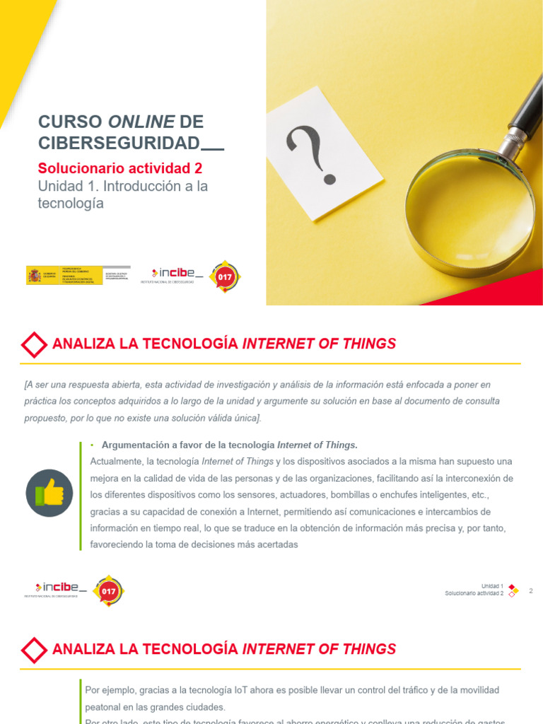 Pros y Contras del IoT en Ciberseguridad | PDF | Internet de las Cosas ...