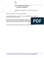 Lista de Exercicios Capitulo 8 - Ebook Redes EtherNet IP Profinet Foundation FieldBus e Rede ASI