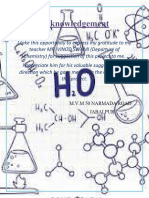 Chemistry - Chemistry Investigatory Project Report