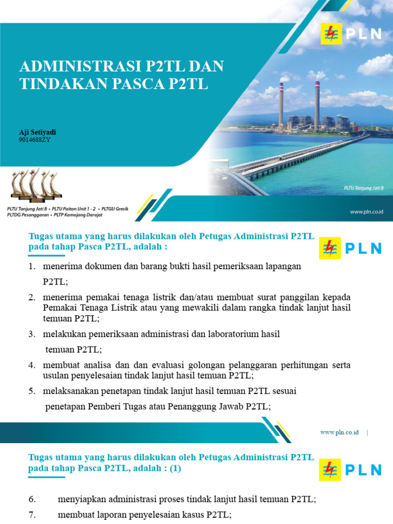 Tugas Administrasi P2TL PLN | PDF