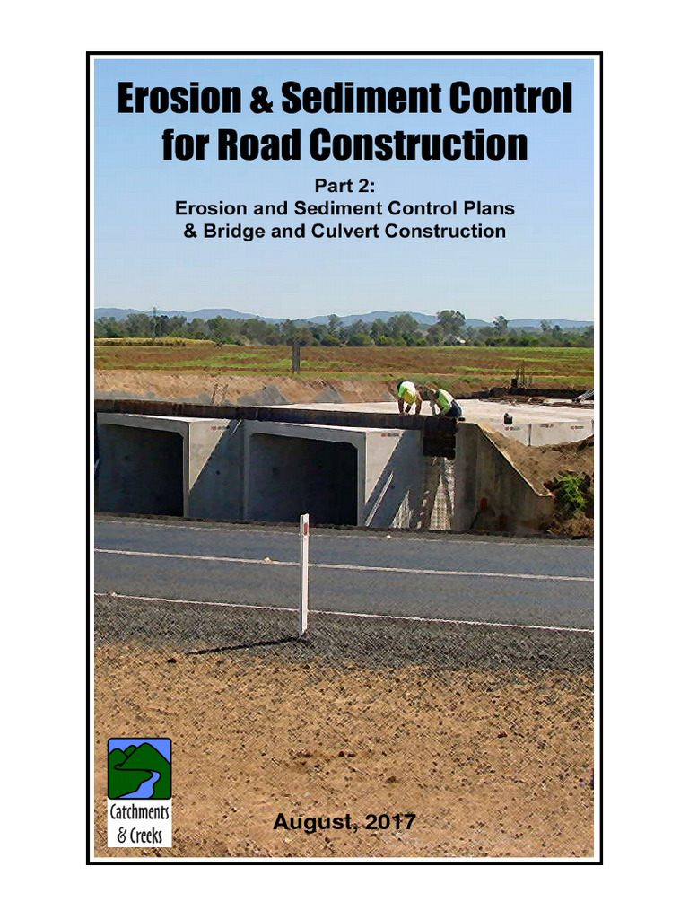 ESC Field Guide For Road Construction PDF Drainage Basin Road