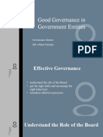 Good Governance in Government Entities pp1000027