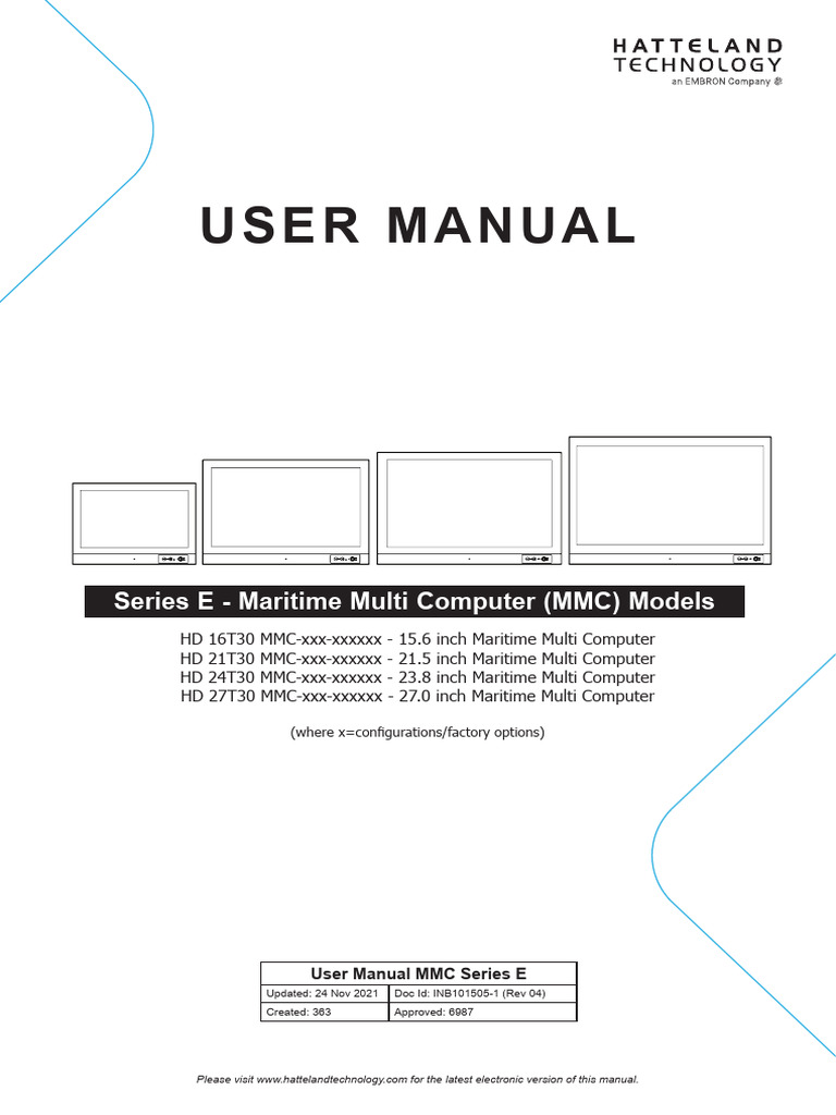 Inb101505 1 Usermanual Mmc Seriese Pdf Touchscreen Device Driver