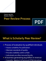 Scholarly Peer Review