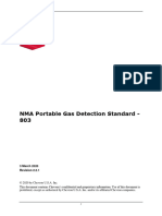 NMA Portable Gas Detection Standard - 803