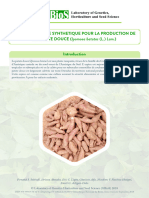 Fiche Technique Synthetique Pour La Production de LA PATATE DOUCE (Ipomoea Batatas (L.) Lam.)