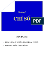 Chương 5. LTTK - Chi So
