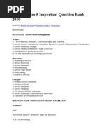 Download TYBMS Sem 5 Important Question Bank 2010 by Prajwal Sarang SN68855561 doc pdf