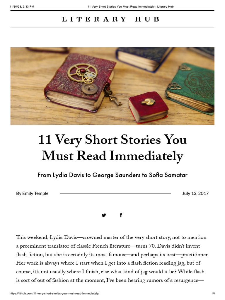 MustRead Very Short Stories PDF(01)