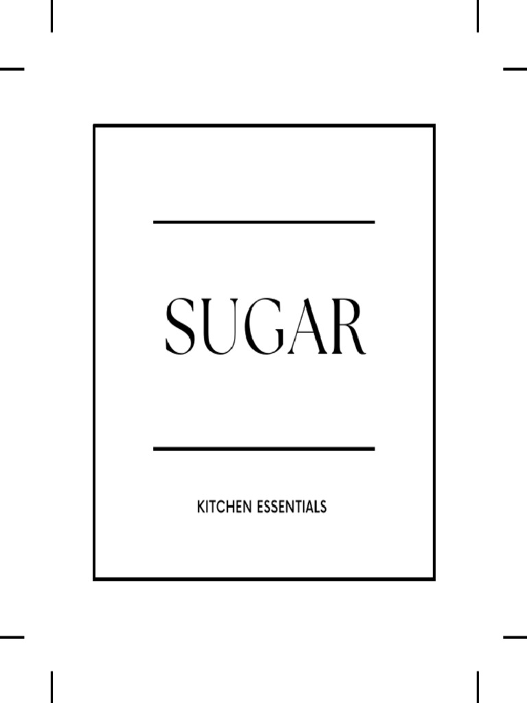 Condiments Label PDF