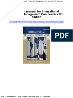 Solution Manual For International Financial Management Eun Resnick 6th Edition