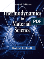 Robert DeHoff Thermodynamics in Material