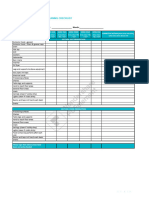 Food Safety Cleaning Check List