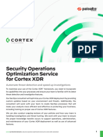 Security Operations Optimization Service For Cortex XDR