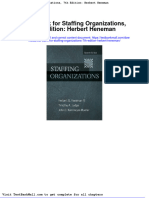 Test Bank For Staffing Organizations 7th Edition Herbert Heneman
