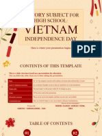 History Subject For High School - Vietnam Independence Day by Slidesgo
