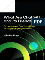 Loukides M. What Are ChatGPT and Its Friends. Opportunities, Costs,..Models 2023