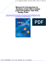 Solution Manual For Introduction To Computing Systems From Bits Gates To C Beyond 2nd Edition Yale Patt Sanjay Patel