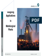Weighing Application in Metallurgical Plants