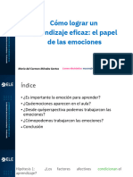 La Dimension Afectiva en La Ensenanza - Profesorado PDF