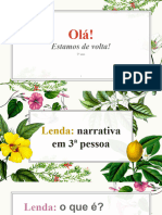 Lenda - Narrativa - 5º Ano