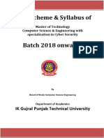 Study Scheme & Syllabus Of: IK Gujral Punjab Technical University