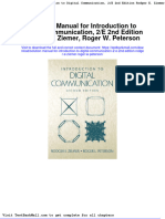Solution Manual For Introduction To Digital Communication 2 e 2nd Edition Rodger e Ziemer Roger W Peterson