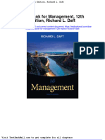 Test Bank For Management 12th Edition Richard L Daft