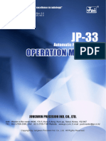 JP 33 Manual