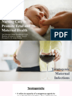 11 Nursing Care To Promote Fetal and Maternal Health