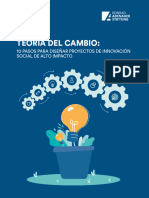 Teoría del Cambio 10 Pasos Diseño de proyectos de innovación social de alto impacto - Escuela de Gestión Pública de la UP