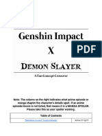 Genshin Impact X Demon Slayer Collab