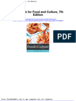 Test Bank For Food and Culture 7th Edition