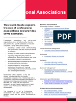 17 - Quick Guide - Professional Associations
