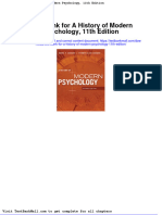 Test Bank For A History of Modern Psychology 11th Edition